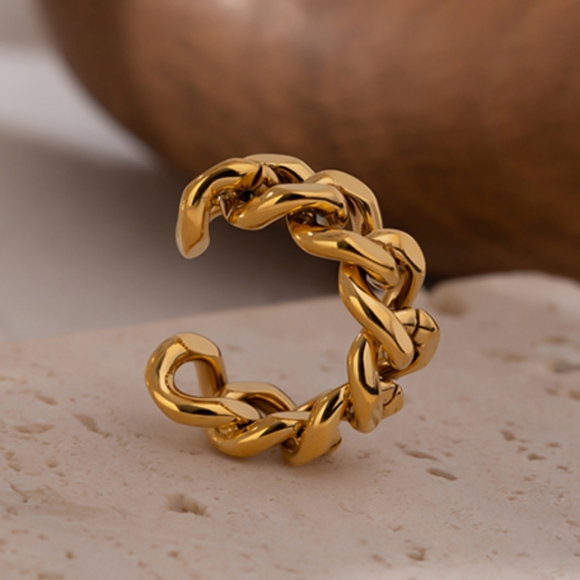 Exquisite Chain Adjustable Ring - Picture 3 of 7